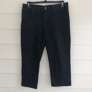Charter Club Black Denim Jeans-Capris